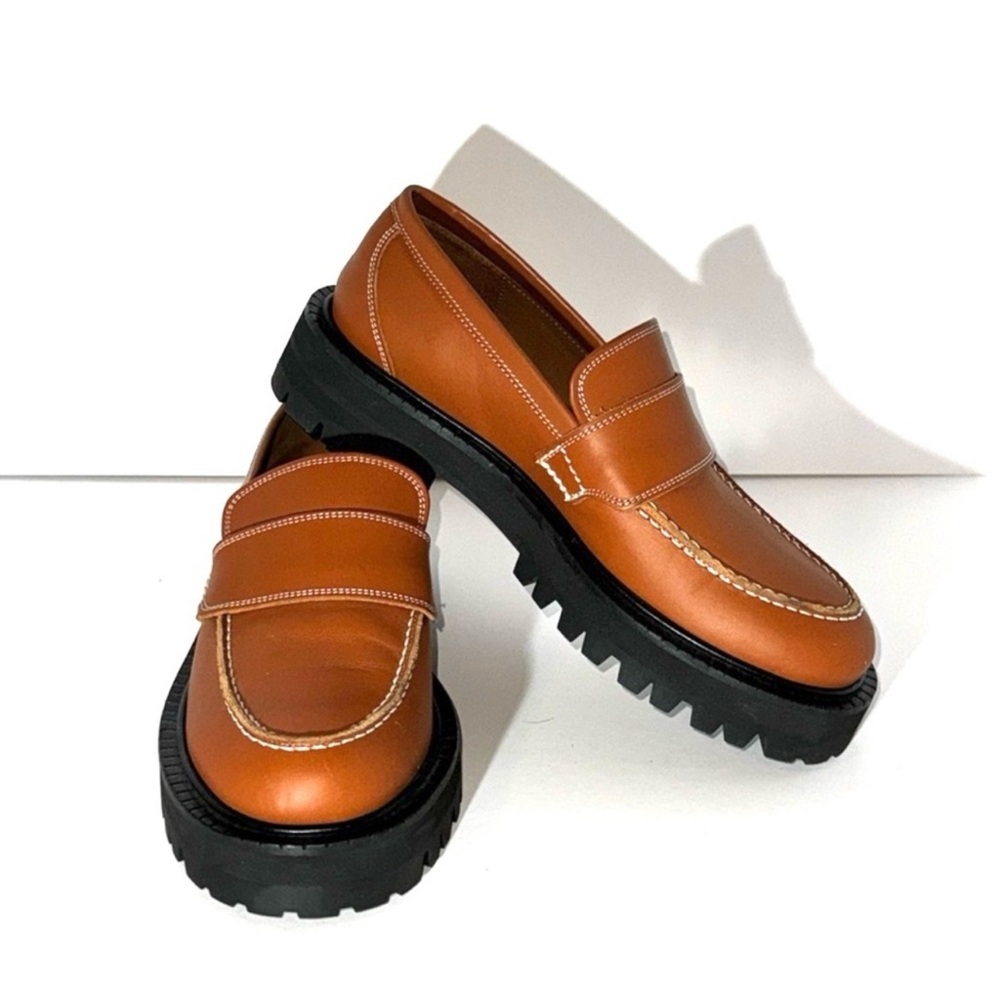ATP Atelier Arechi platform brandy loafers 41=11